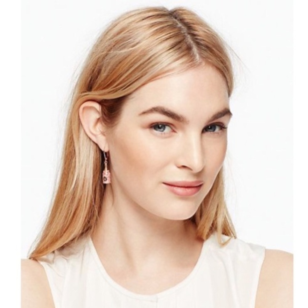♠️ KATE SPADE ♠️ Make Magic Champagne  Earrings - Picture 2 of 4